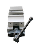 FA42-1242, 6" Double Lock Angle Tight Precision Machine Vise with 2 Clamping Station