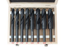 H516-6502, 8 ps/set HSS 1/2" Shank Silver & Deming Drills