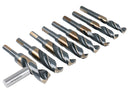 M35 (H.S.S.+5% Cobalt) 1/2" Shank and Drill - 9/16" to 1", Set of 8 Pieces, H516-6507