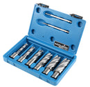 Hss Annular Cutter Set, 2'' Cutting Depth, 7/16'' to 1-1/16'' Slugger Cutter, 8 Pcs/Set, Hcs2-0000