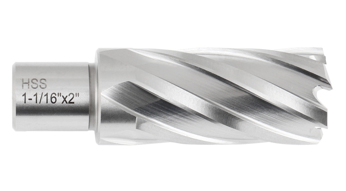Hss Annular Cutter Set, 2'' Cutting Depth, 7/16'' to 1-1/16'' Slugger Cutter, 8 Pcs/Set, Hcs2-0000
