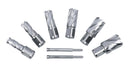 Accusize Industrial Tools 8 Pcs Hss Annular Cutter Set - 1'' Cutting Depth, 9/16'' to 1-1/16'', with Weldon Shank, Hcs3-0000