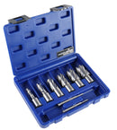 1" Depth Cutter 8pcs HSS Annular Cutters Set, 7/16", 9/16", 11/16", 13/16", 15/16", 1-1/16", HSS1-0000