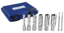 2" Depth Cutter 8pcs HSS Annular Cutters Set, 7/16", 9/16", 11/16", 13/16", 15/16", 1-1/16", HSS2-0000