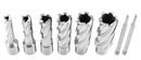2" Depth Cutter 8pcs HSS Annular Cutters Set, 7/16", 9/16", 11/16", 13/16", 15/16", 1-1/16", HSS2-0000