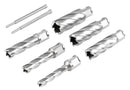 2" Depth Cutter 8pcs HSS Annular Cutters Set, 7/16", 9/16", 11/16", 13/16", 15/16", 1-1/16", HSS2-0000