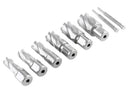 1" Depth Cutter 8pcs HSS Annular Cutters Set, 9/16", 5/8", 11/16", 13/16", 15/16", 1-1/16", HSS3-0000