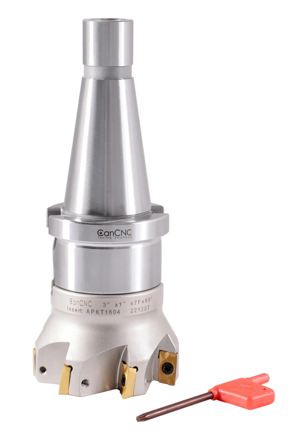 Accusize Industrial Tools 3/4'' By 3/4'' Heavy Duty Indexable Grooving Cut-Off Holder, Nickel