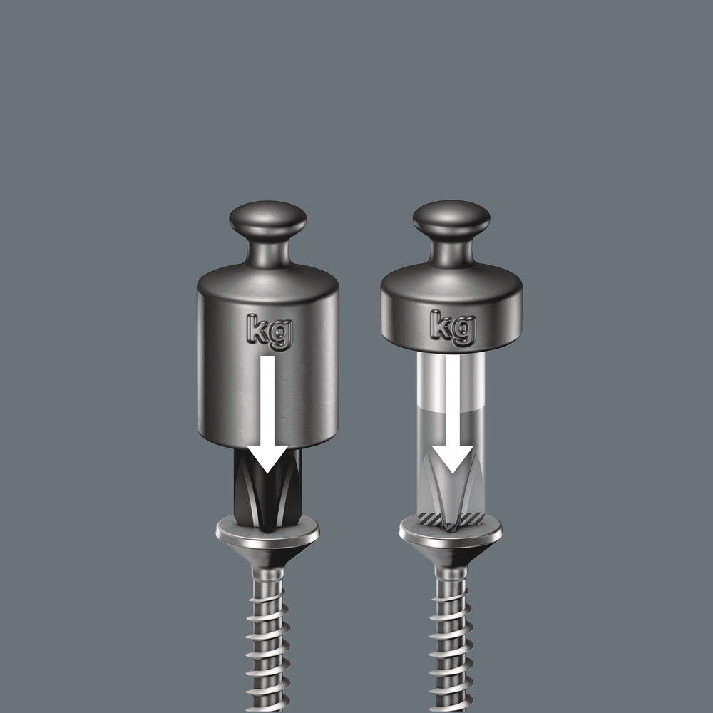 Wera 334 SK/6 Rack screwdriver set Kraftform Plus Lasertip and rack, 6pieces, SKU #5007680001