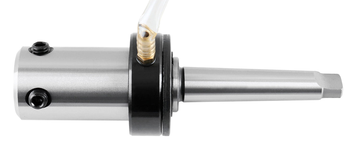 Mt2 to 3/4 inch Weldon Shank with Coolant System for Drill-Use Annular Cutter on Drill Press, Mc10-0002