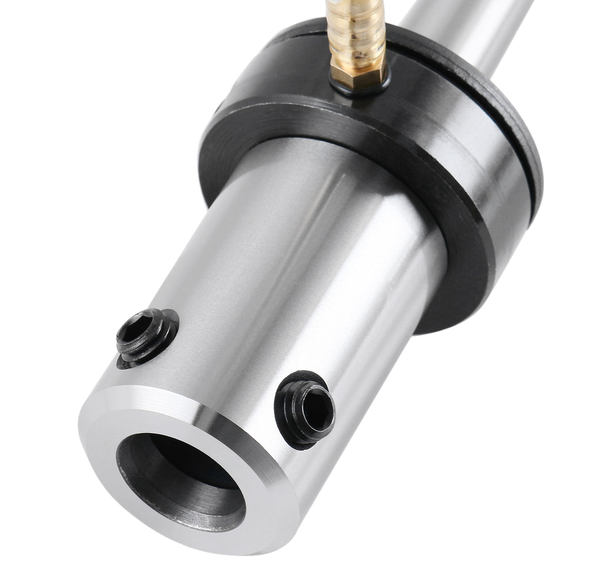 Mt2 to 3/4 inch Weldon Shank with Coolant System for Drill-Use Annular Cutter on Drill Press, Mc10-0002