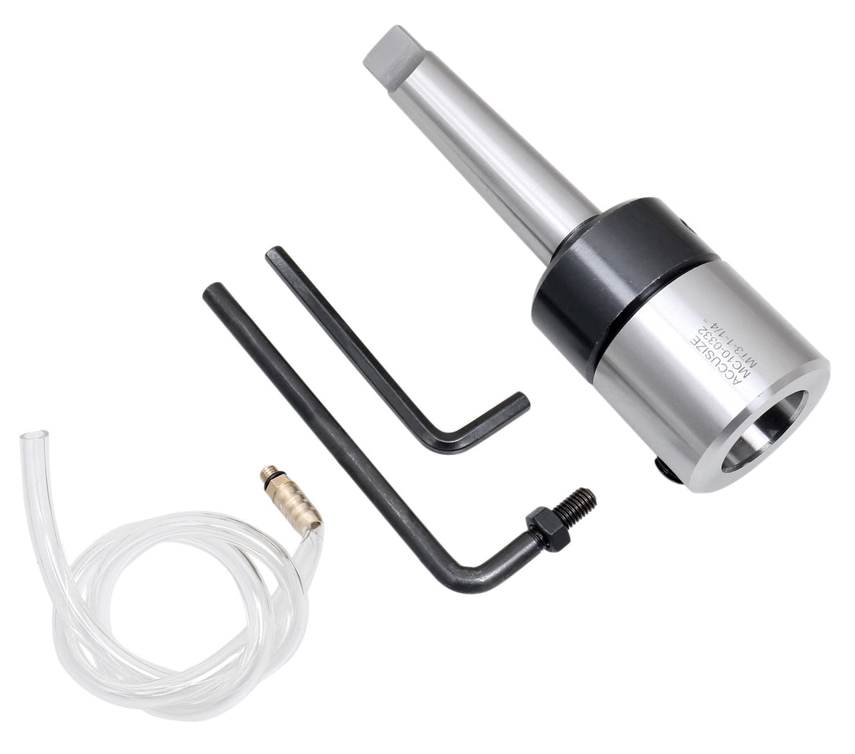 Annular Cutter Arbor, Mt3 to 1-1/4'' Weldon Shank with Coolant System for Drill-Use Annular Cutters, Mc10-0332