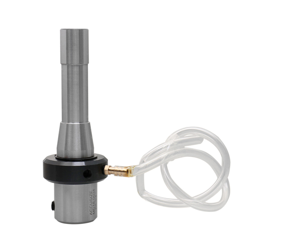 Annular Cutter Arbor, R8 to 3/4'' Weldon Shank with Coolant System for Drill Use Annular Cutter on on Bridgeport Milling Machine, Mc18-0034