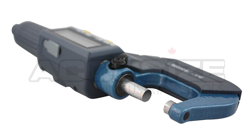 Electronic Digital Outside Mic 0-1"/0-25 mm x0.0005" /0-25mmx0.001mm, with Micrometer Holder, #S907-MD01