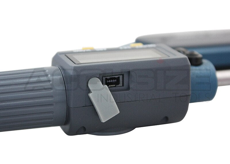 Electronic Digital Outside Mic 0-1"/0-25 mm x0.0005" /0-25mmx0.001mm, with Micrometer Holder, #S907-MD01