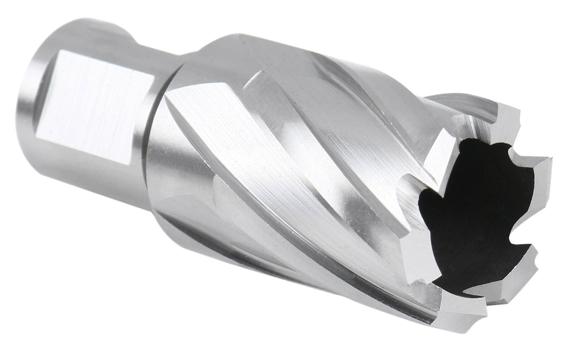 13 Pc 7/16'' to 1-1/16'' Hss Annular Cutters, 1'' Cutting Depth, 3/4'' Weldon Shank, with 2 Pilot Pins, Strong Box, N10
