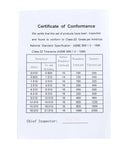 Accusize Industrial Tools 0.011''-0.060'', 50 Pc Steel Plug Pin Gage Set, Plus, Class Zz, P0(+)