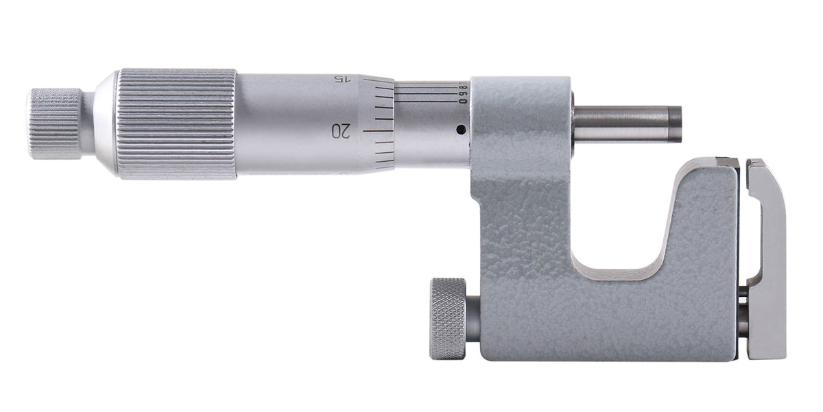 0-1'' x 0.0001'' Multi Anvil Micrometer in Fitted Box, P101-S100