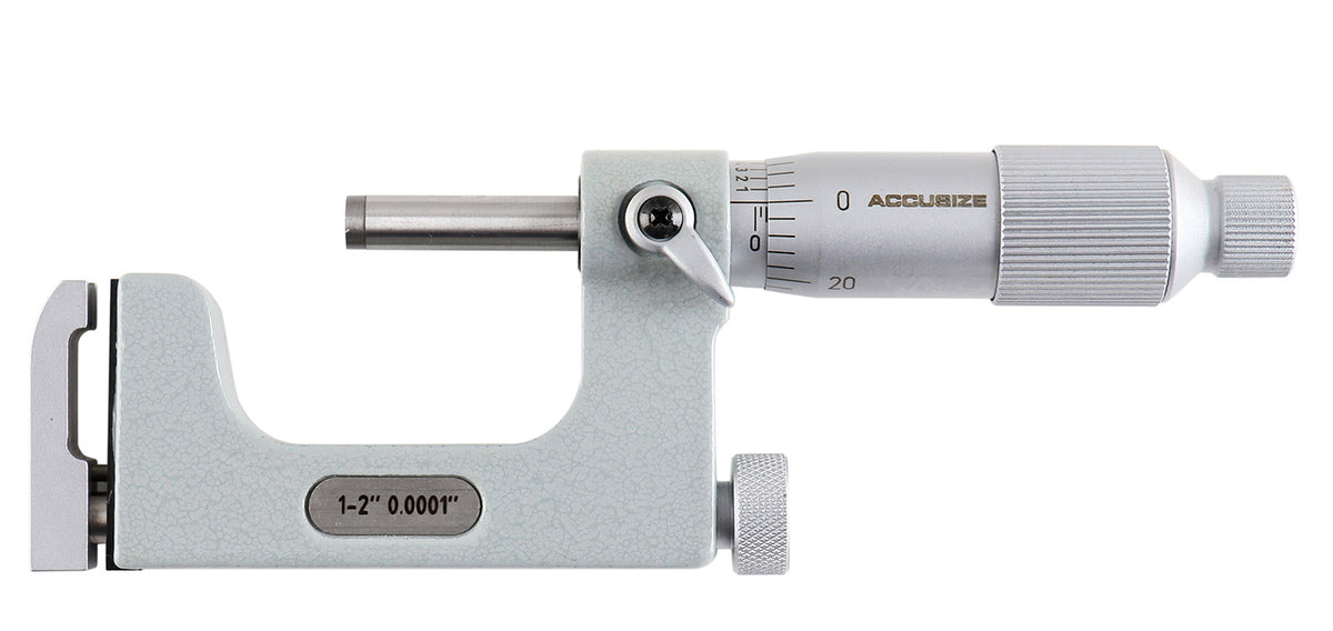 1-2'' x 0.0001'' Multi Anvil Micrometer in Fitted Box, P101-S101