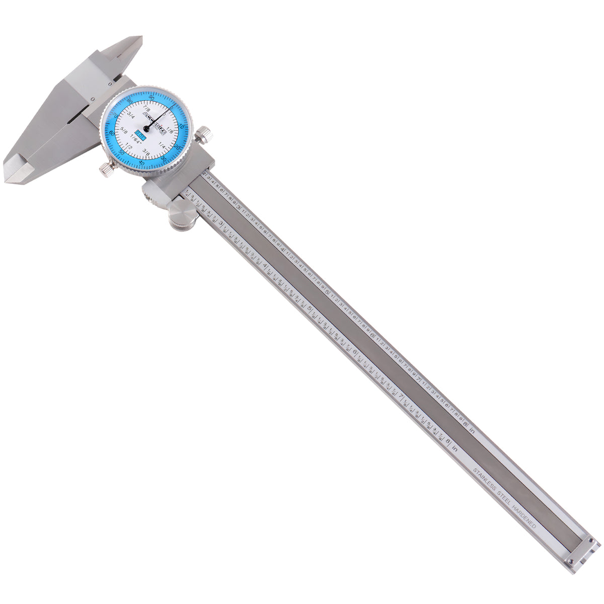 0-8'' Stainless Steel Fractional Dial Caliper, P132-2200