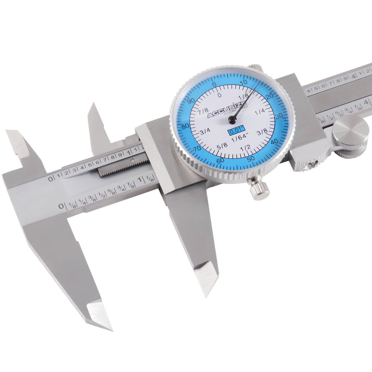 0-8'' Stainless Steel Fractional Dial Caliper, P132-2200