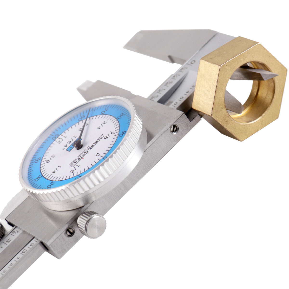 0-8'' Stainless Steel Fractional Dial Caliper, P132-2200