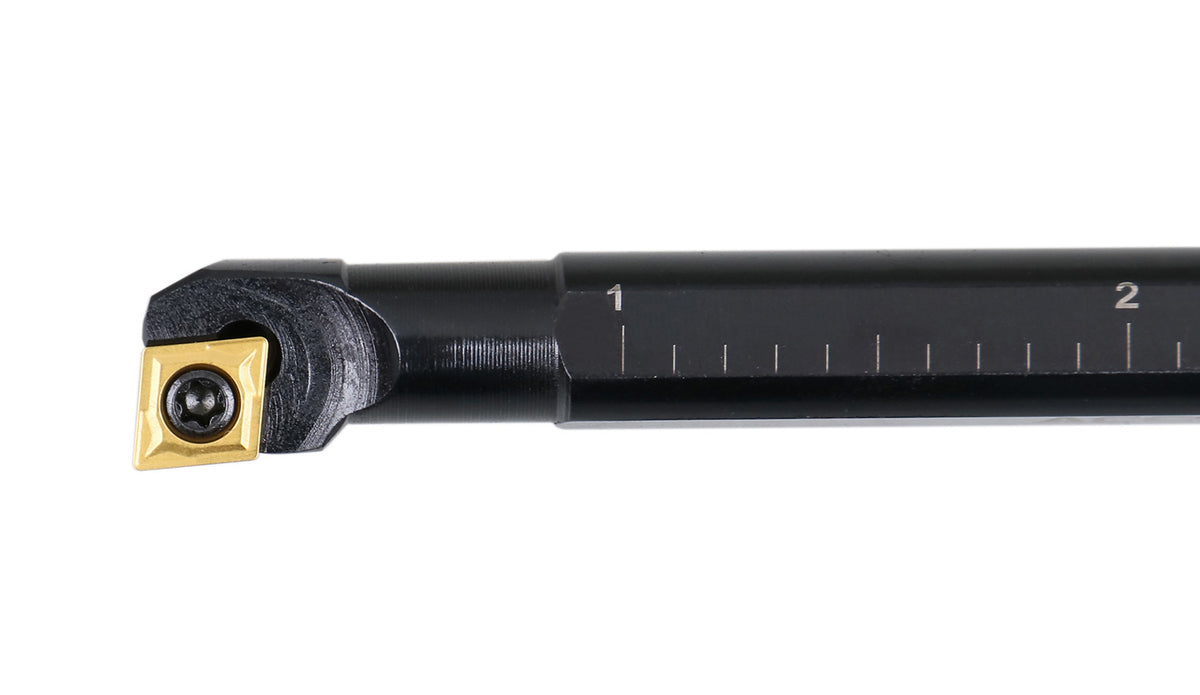 3/8'' by 6'' Rh Sclcr Indexable Boring Bar Tool Holder with Ccmt Insert, P252-S401x10(10 Pcs)