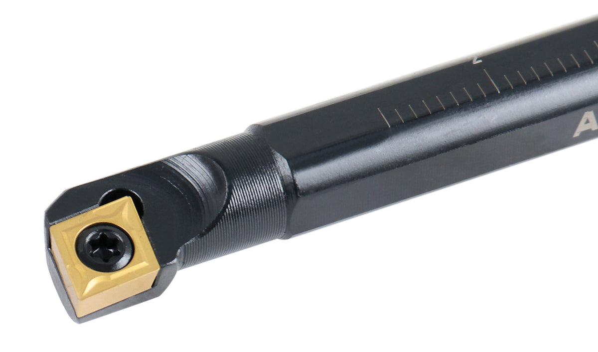 1/2'' x 7'' Overall Length, Rh Sclcr Indexable Boring Bar with Ccmt32.5 Carbide Inserts, P252-S403