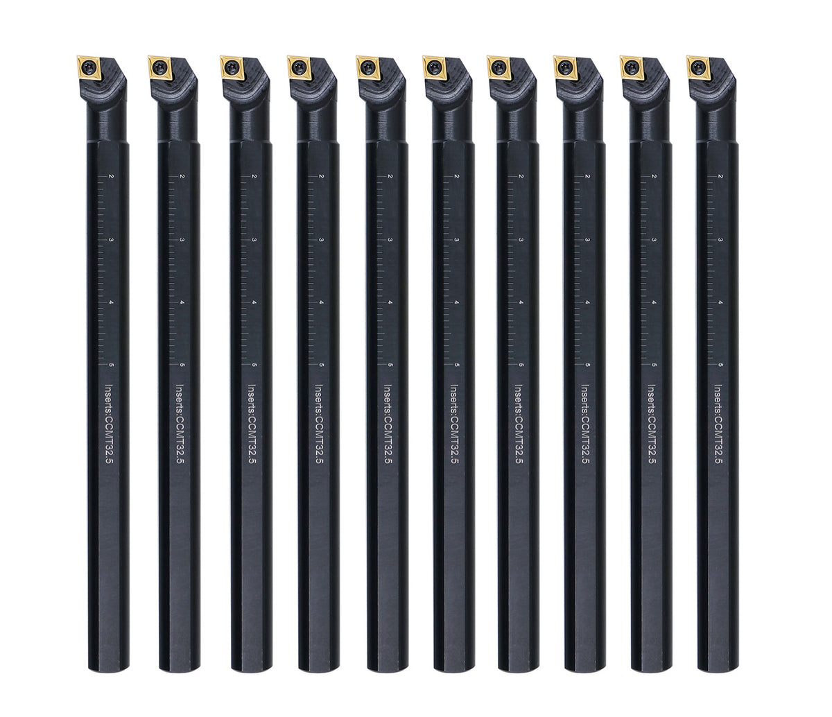 Accusize 3/8'' By 4.33'' Right-Hand Sclcr Coolant Through Indexable Boring Bar With Ccmt Insert 21 51 2800 0035x2