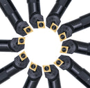 P252-S407x10, 10 Pcs of 3/4 x10'' RH SCLCR Indexable Boring Bar Tool Holder with CCMT Insert