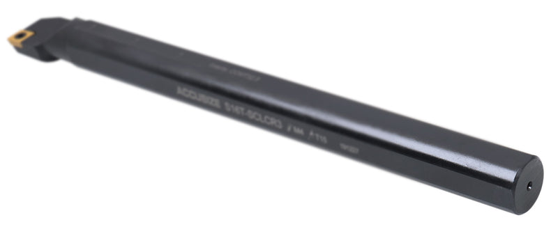 1'' by 12'' Overall Length, Rh Sclcr Indexable Boring Bar with Ccmt32.5 Carbide Inserts, P252-S408