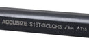 1'' by 12'' Overall Length, Rh Sclcr Indexable Boring Bar with Ccmt32.5 Carbide Inserts, P252-S408