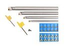 P252-S412, 31 Ps/Set Indexable Boring Bar Set, w/ TCMT inserts, Nickel-Plated