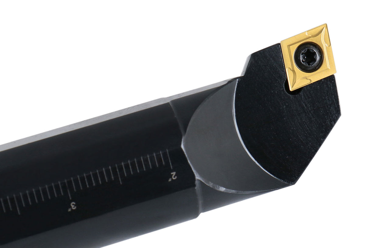1-1/4'' by 14'' Overall Length, Rh Sclcr Indexable Boring Bar with Ccmt432 Carbide Inserts, P252-S413