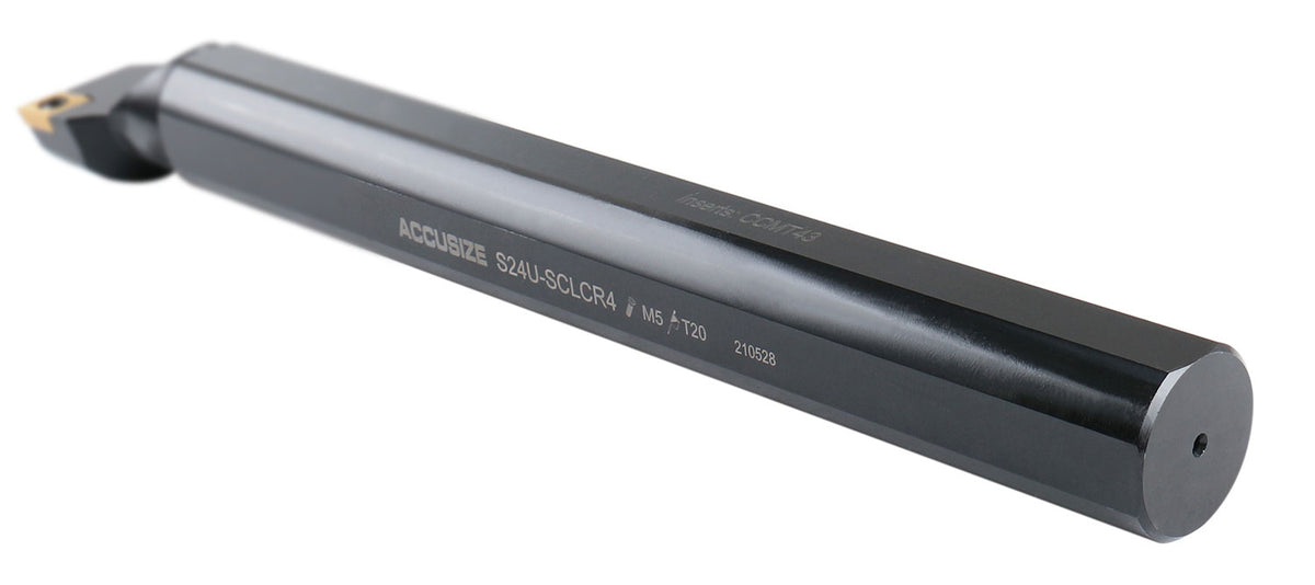 1-1/2'' by 14'' Overall Length, Rh Sclcr Indexable Boring Bar with Ccmt432 Carbide Inserts, P252-S415