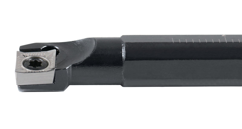 1/2'' by 7'' Overall Length, Rh Sclcr Indexable Boring Bar with Ccgt32.5-Akh01 Carbide Insert Cutting Aluminum, P252-S501