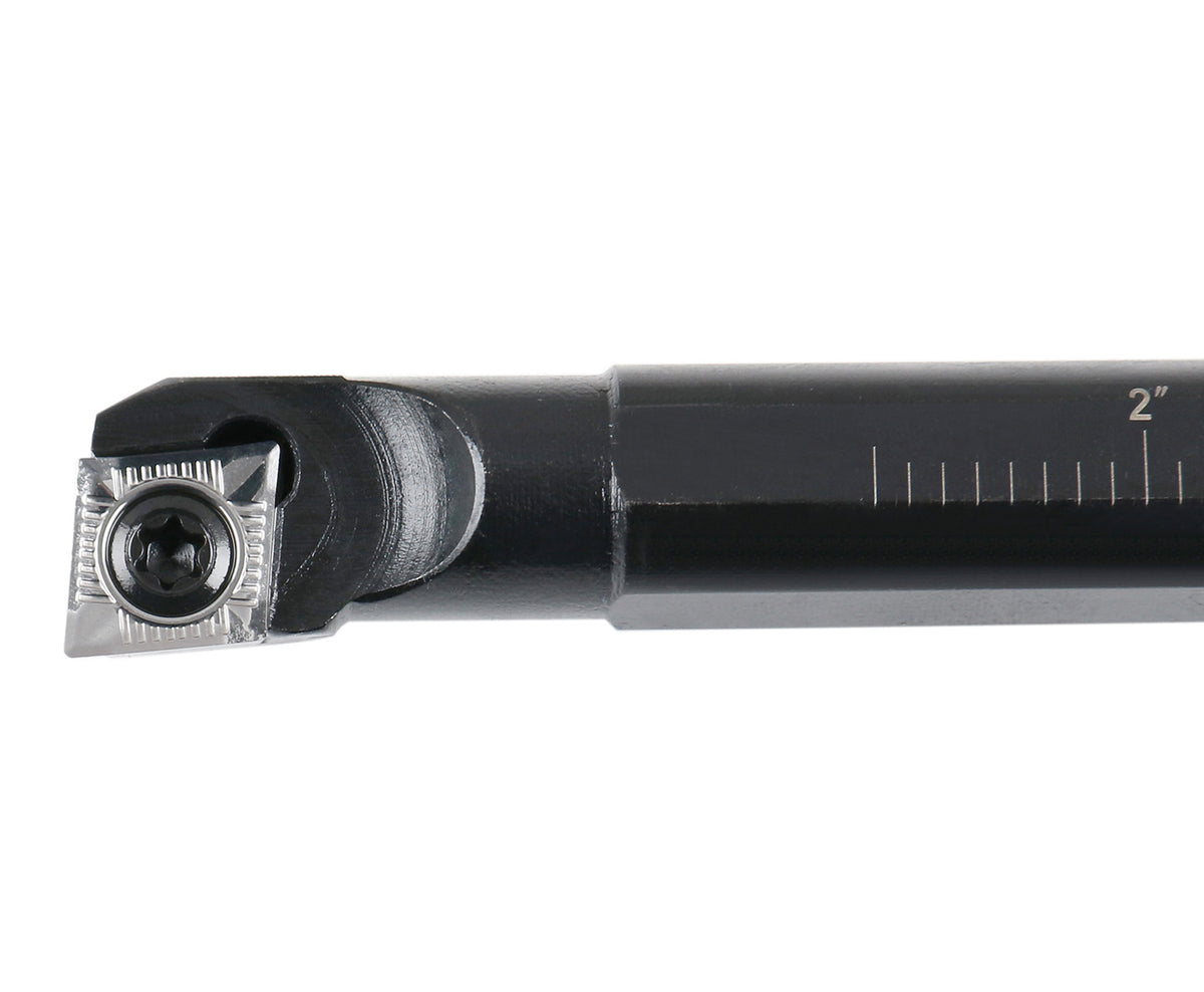 1/2'' by 7'' Overall Length, Rh Sclcr Indexable Boring Bar with Ccgt32.5-Akh01 Carbide Insert Cutting Aluminum, P252-S501