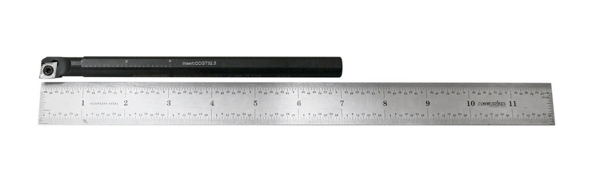 SCLCR 4 Pc Indexable Boring Bar Set for Cutting Aluminum, 14 Carbide CCGT32.51 Inserts, 1/2", 5/8", 3/4", & 1", P252-S528