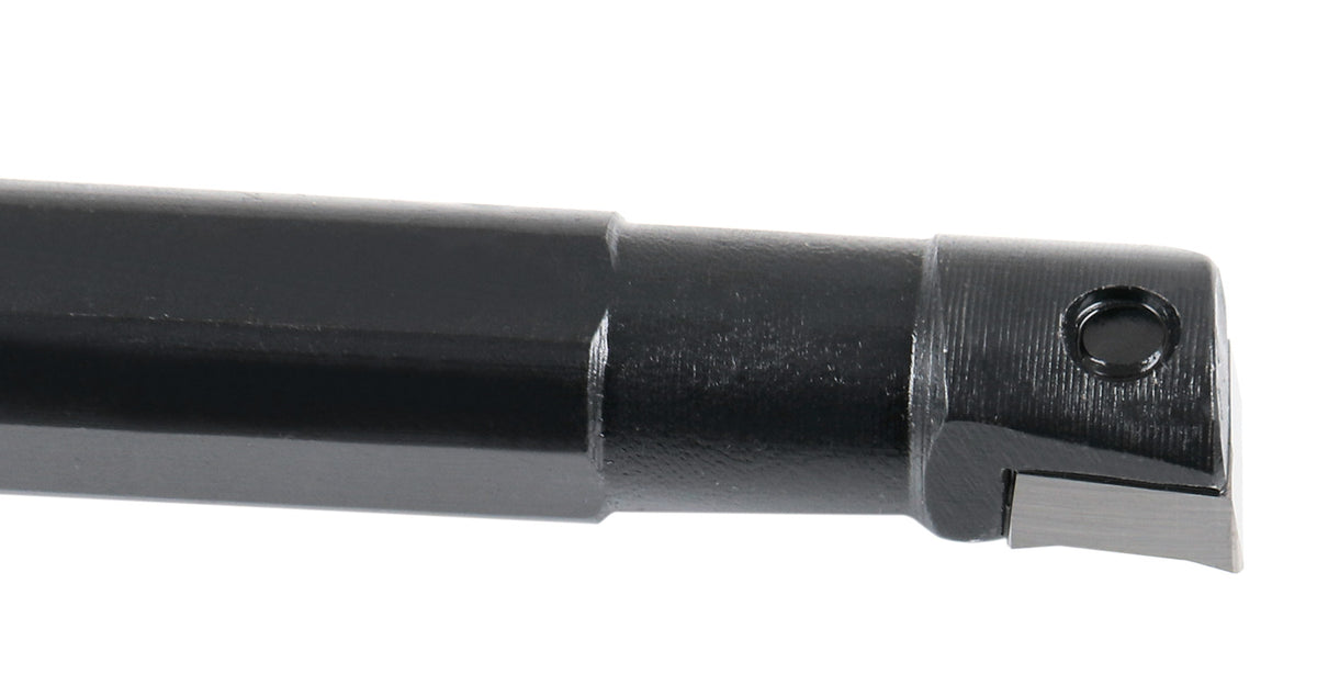 1/2'' by 7'' Overall Length, Rh Sclcr Indexable Boring Bar with Ccgt32.5-Akh01 Carbide Insert Cutting Aluminum, P252-S501