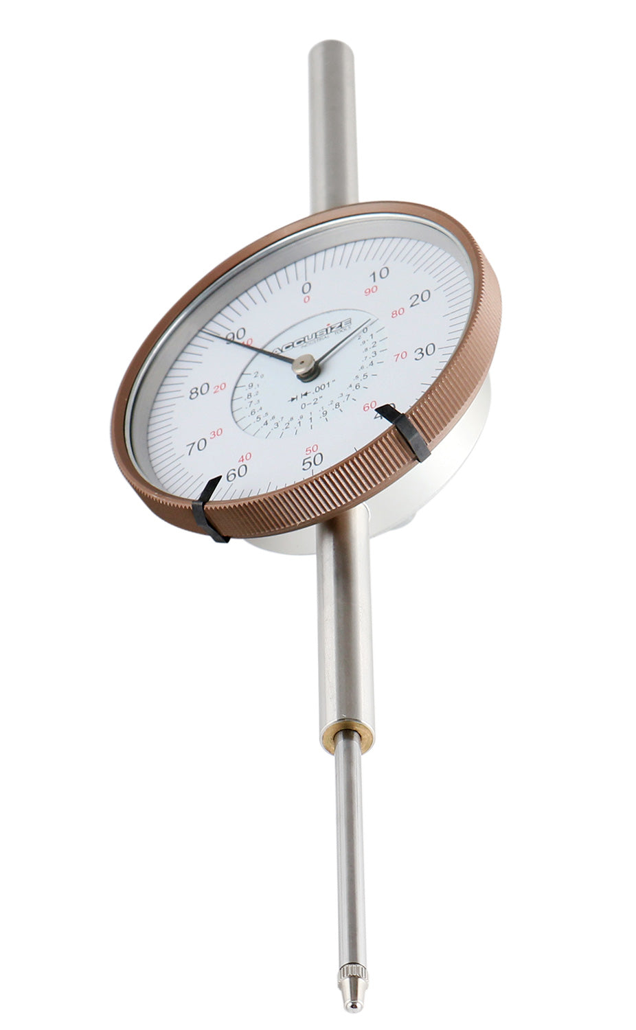 Agd2 Style 0-2'' by 0.001'' Dial Indicator with A 3'' Big Face, Lug Back, P900-S090
