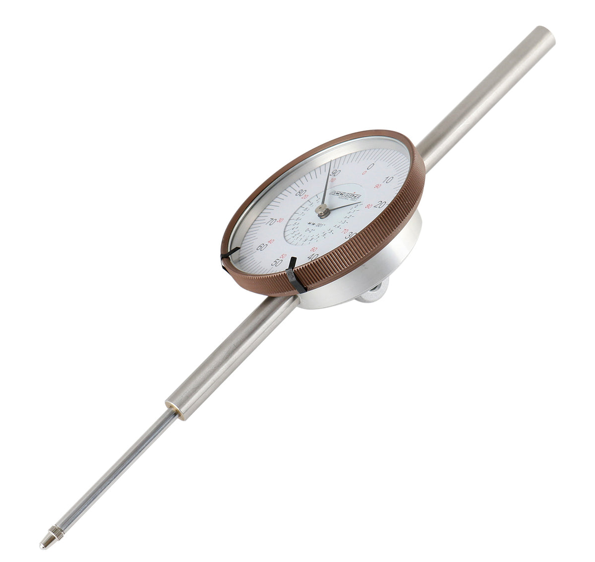 Agd2 Style 0-2'' by 0.001'' Dial Indicator with A 3'' Big Face, Lug Back, P900-S090
