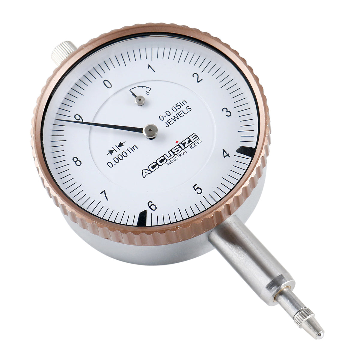 Agd2 Style 0-0.05'' by 0.0001'' Dial Indicator with Lug Back, P900-S097