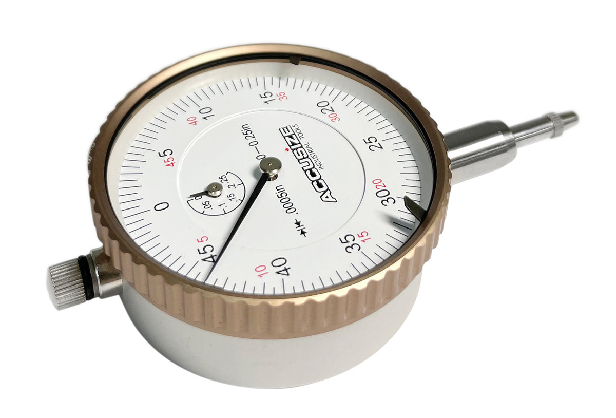 Agd2 Style 0-1/4'' by 0.0005'' Dial Indicator with Lug Back, P900-S098
