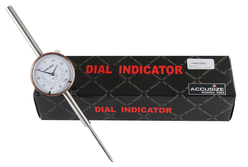 0-2'' by 0.001'' Dial Indicators, P900-S103