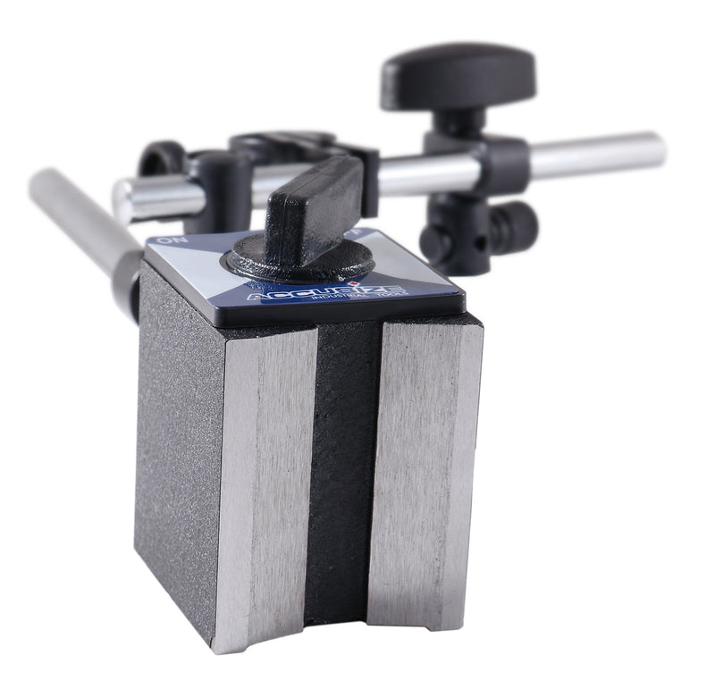 110 lbs Magnetic Base for Industrial Precision Indicators, with Fine Adjustment in Strong Cardboard Box, P900-S301