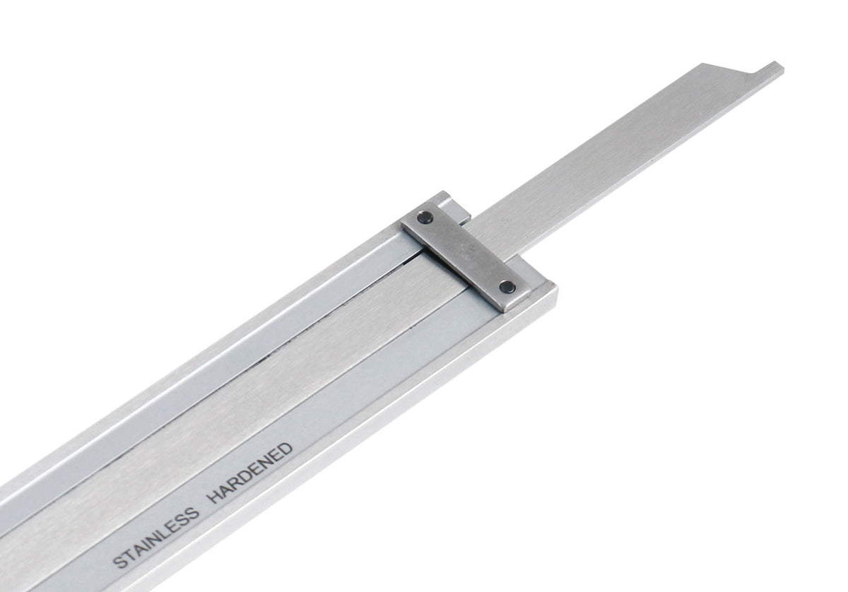 0-12'' by 0.001'' Black Face, Red Needle, Dial Caliper Stainless Steel in Fitted Box, P920-B212