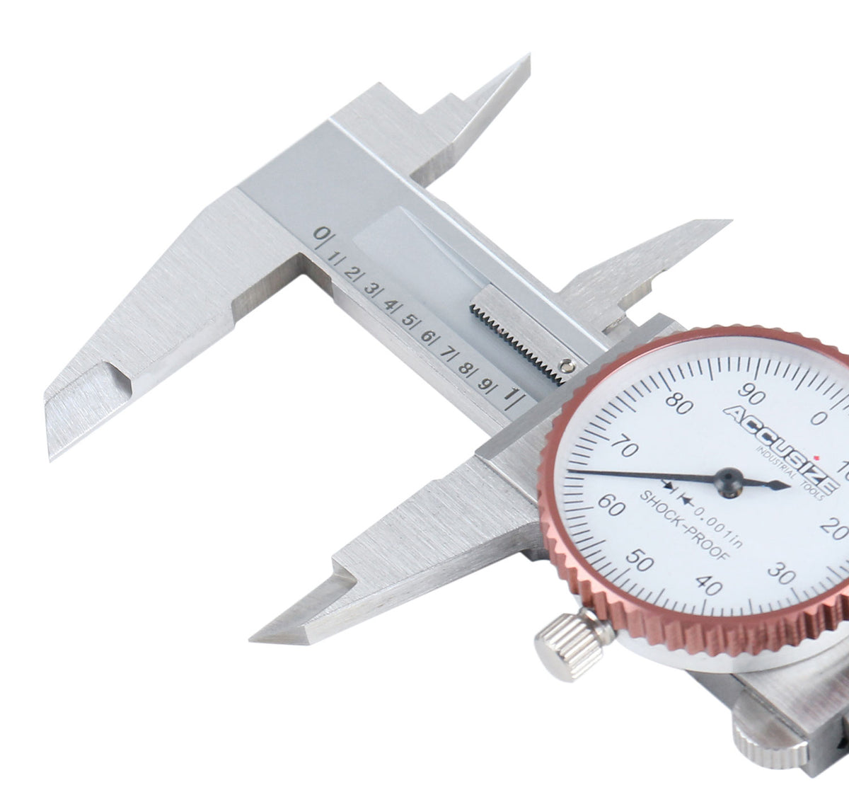 0-4 inch by 0.001 inch Precision Dial Caliper, Stainless Steel, in Fitted Box, P920-S214