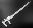 12'' by 0.001''/300mm by 0.02mm Dual Needle Precision Dial Caliper,Imperial/Metric, P920-S232
