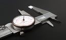 12'' by 0.001''/300mm by 0.02mm Dual Needle Precision Dial Caliper,Imperial/Metric, P920-S232