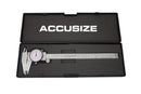 Dual Needle Precision Inch/Metric Dial Caliper, Stainless Steel